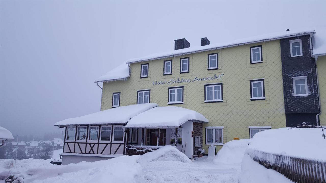 Hotel Schoene Aussicht Masserberg Exterior photo